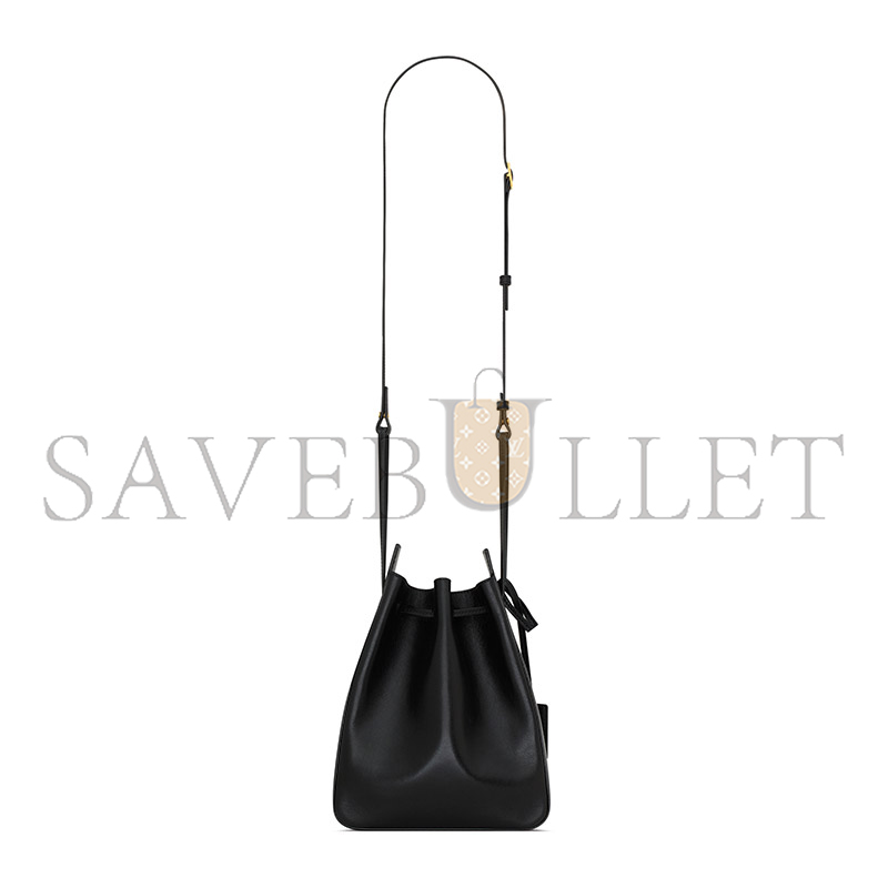 Y*L bucket bag in leather 817386aaduk1000 (18*24*7cm)